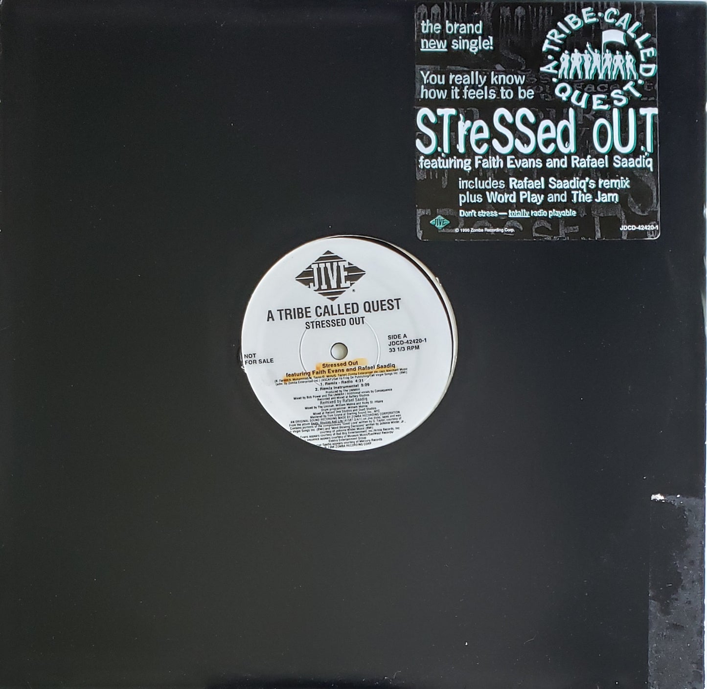 A Tribe Called Quest – Stressed Out/Word Play/The Jam" (12' Vinyl)