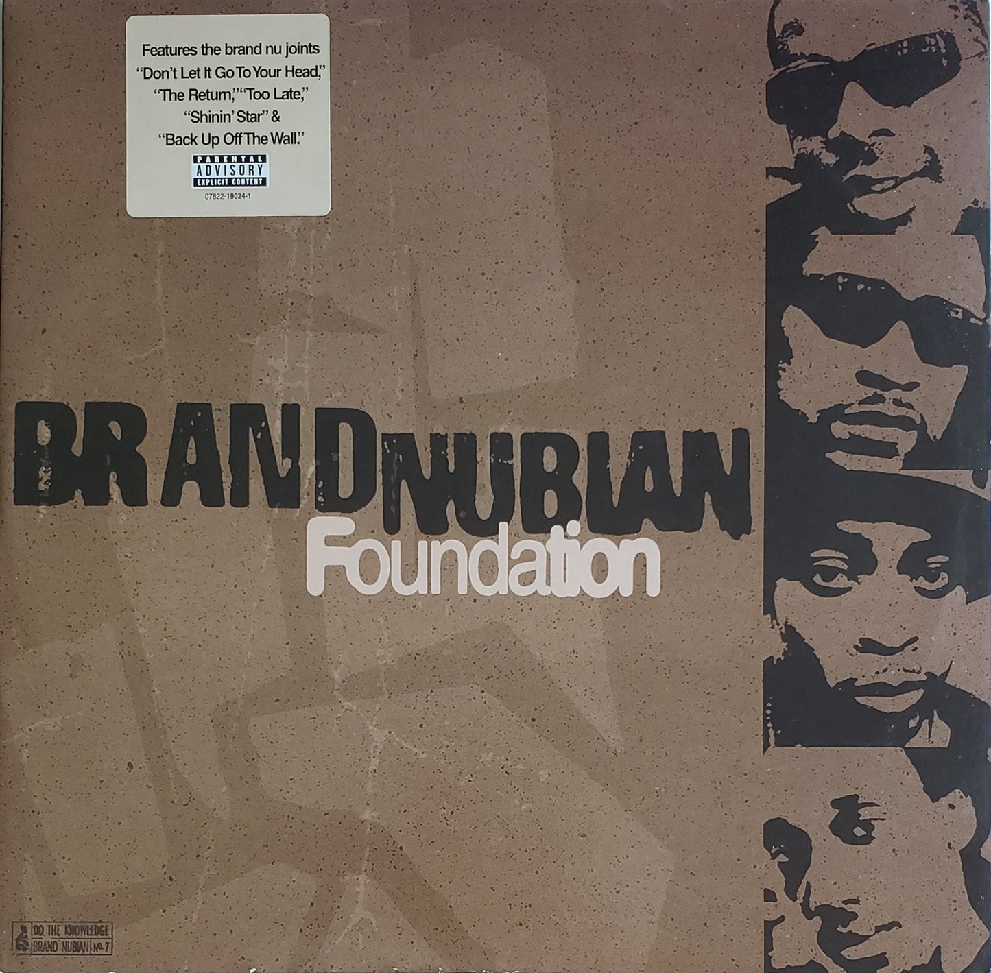 BRAND NUBIAN - FOUNDATION (2X LP Vinyl)VINTAGE- RARE!!