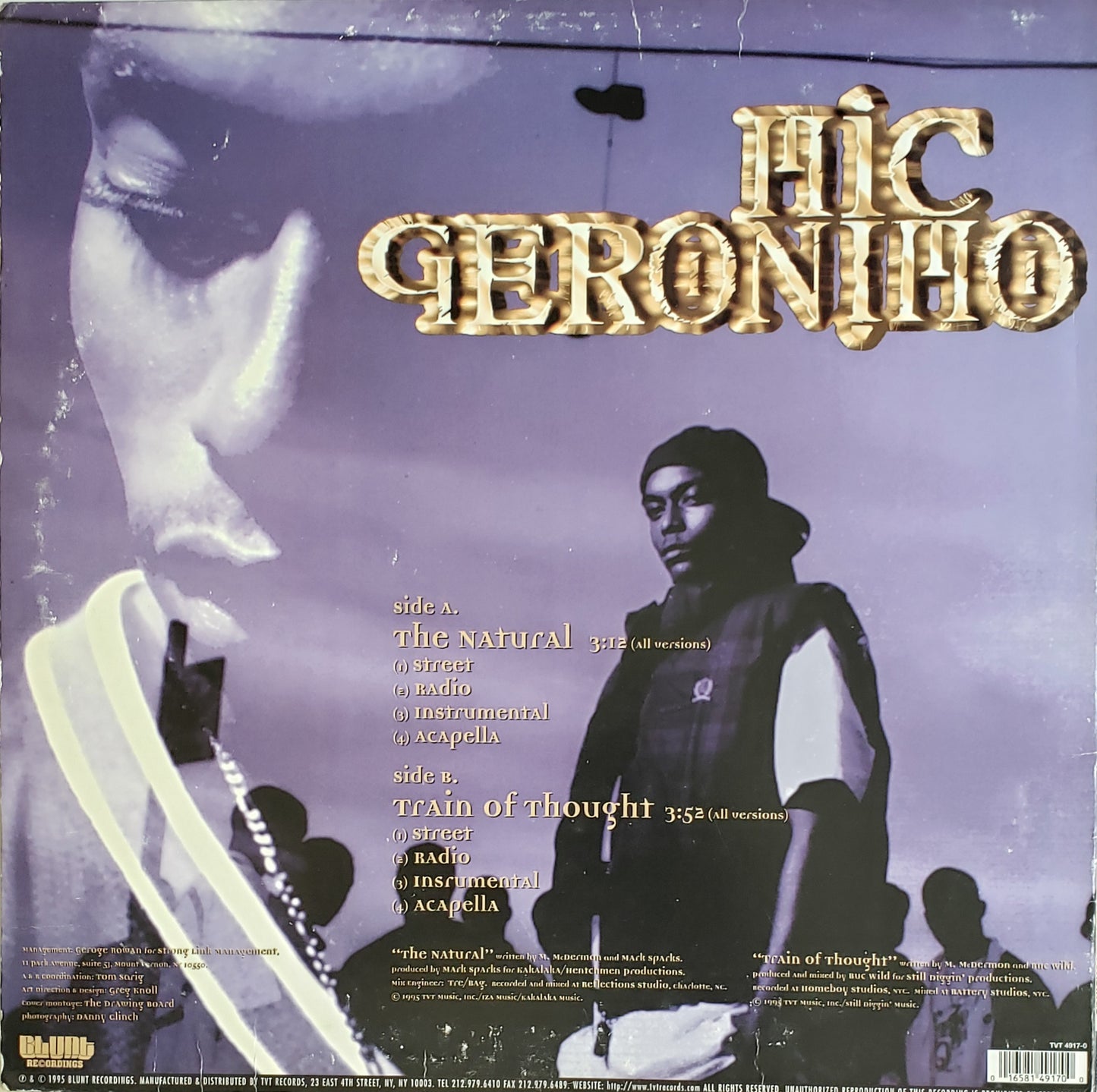 Mic Geronimo – The Natural / Train Of Thought (12" Vinyl)RARE!!