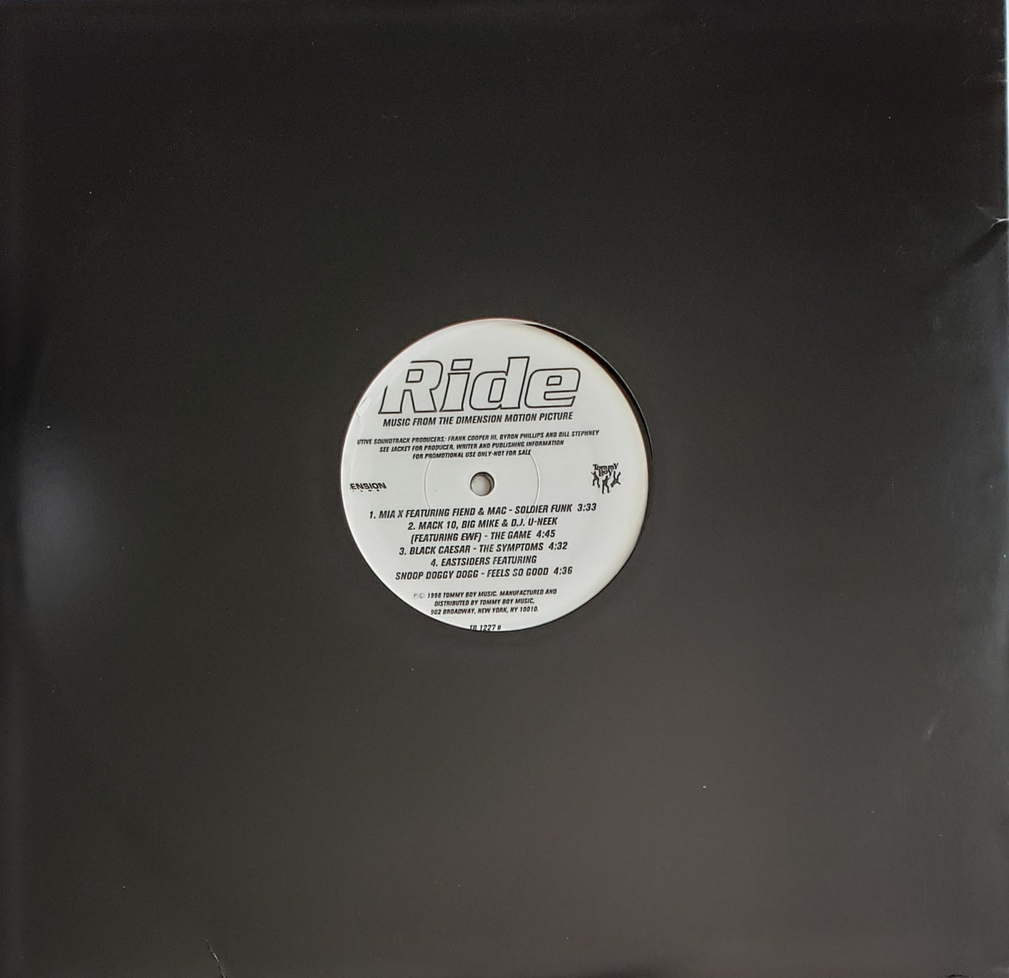Ride "Music From The Dimension Motion Picture"(2X LP Vinyl Album)
