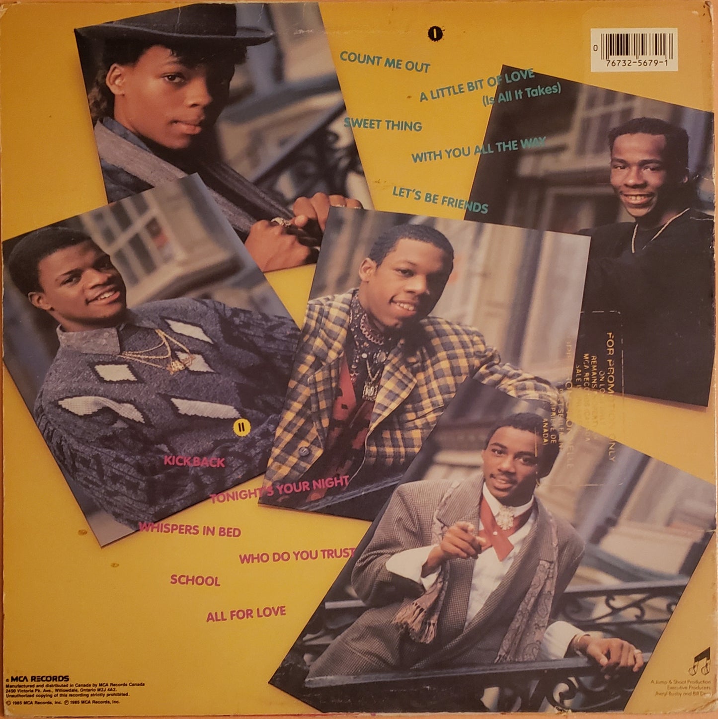 New Edition "All For Love" (Vinyl LP) RARE!!