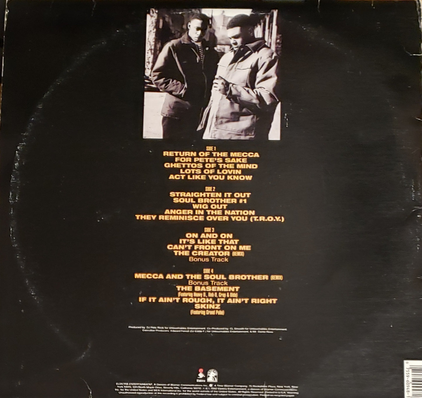 Pete Rock & C.L. Smooth-Mecca And The Soul Brother (2X LP Vinyl) ORIGINAL!!