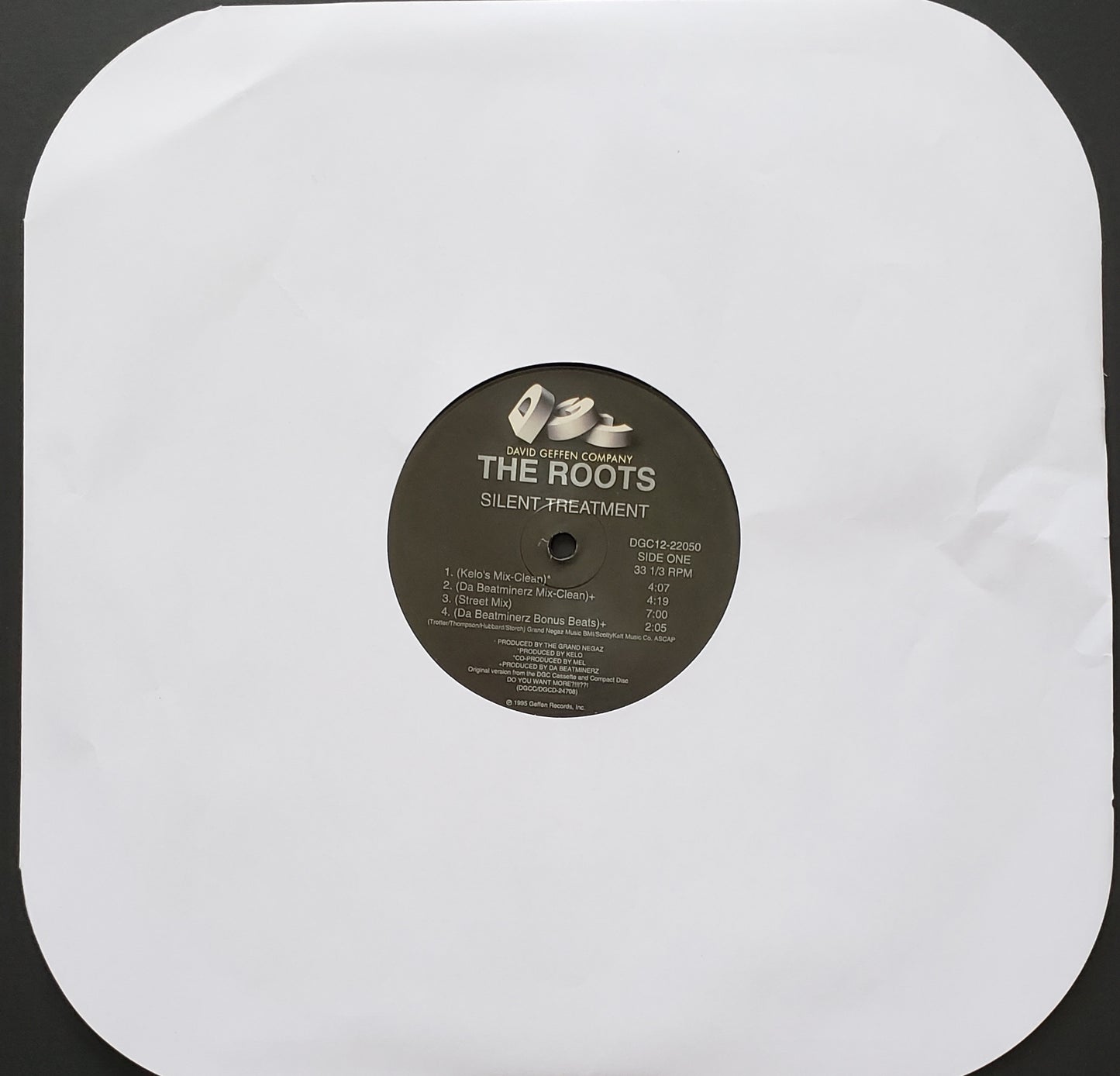 The Roots "Silent Treatment" (12" Vinyl LP)RARE!!!