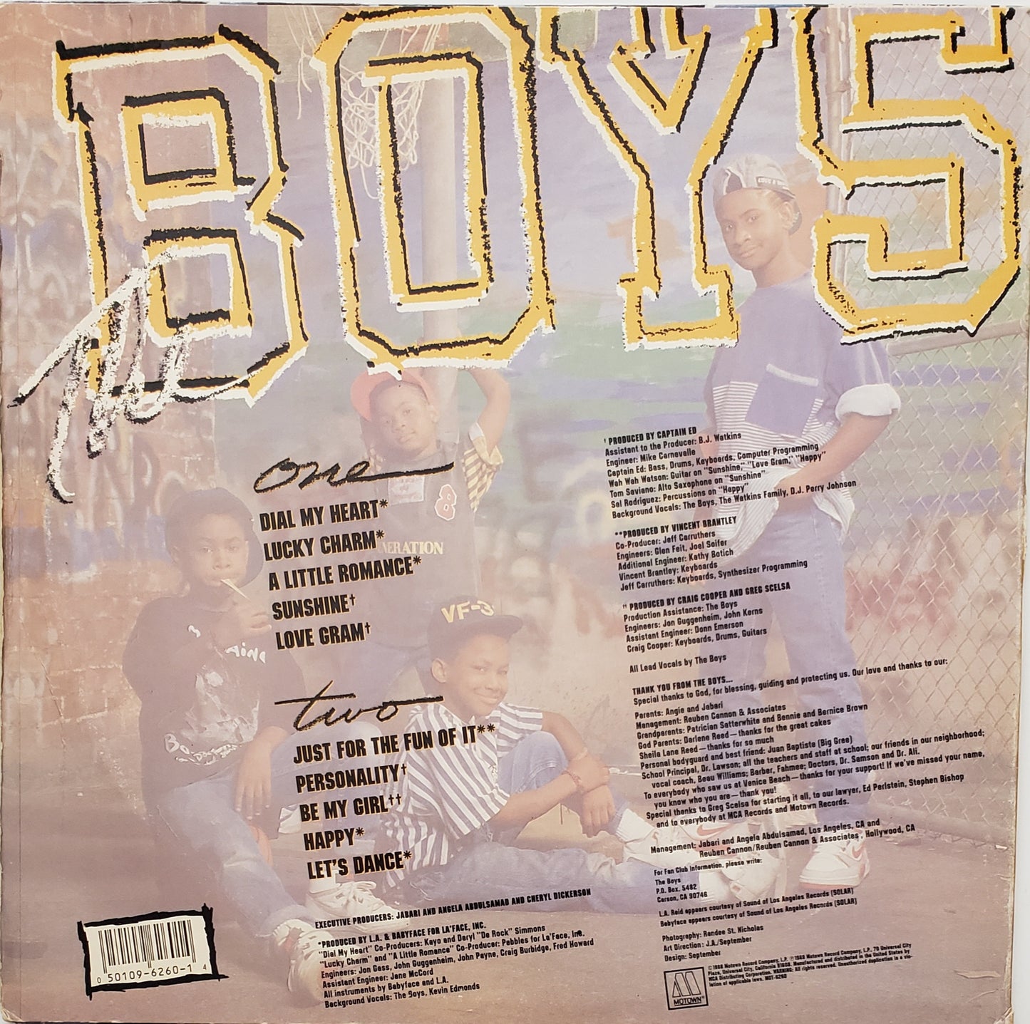 THE BOYS "Messages From The Boys" (Vinyl Album)VINTAGE!!!
