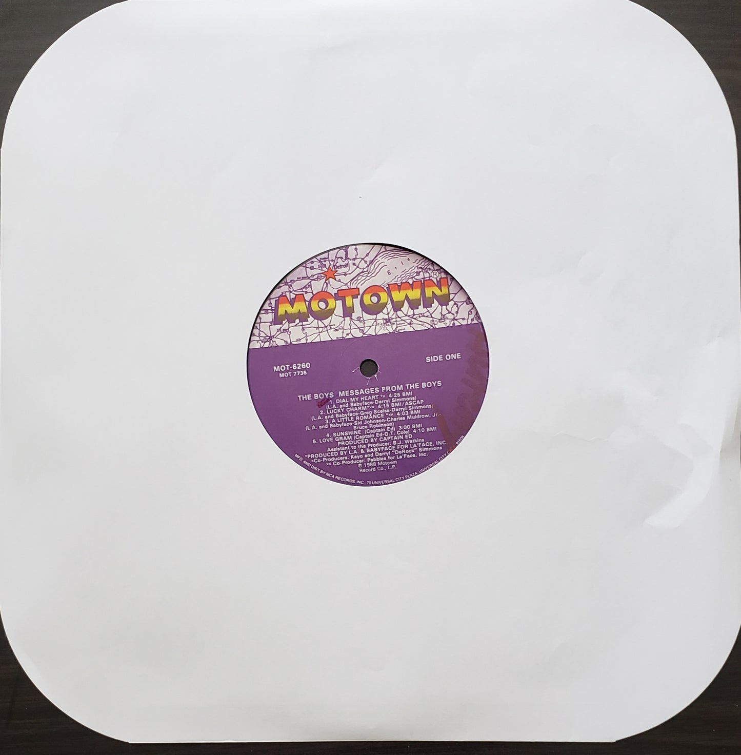 THE BOYS "Messages From The Boys" (Vinyl Album)VINTAGE!!!