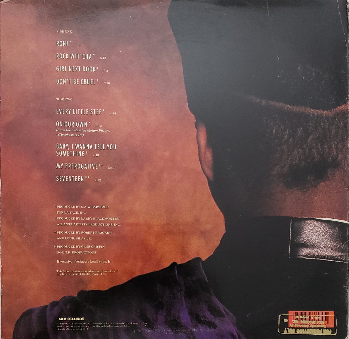 Bobby Brown "Dance! ..Ya Know It" (Vinyl LP Album) VINTAGE!!!