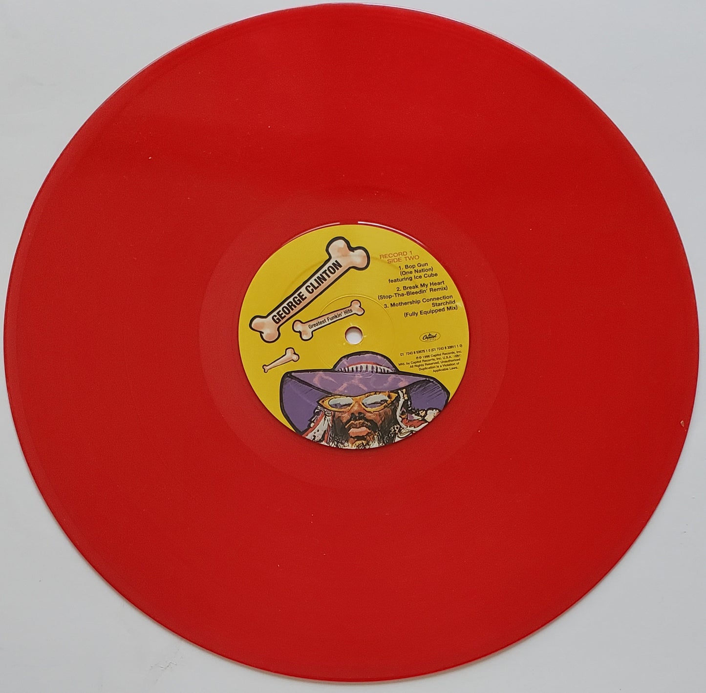 George Clinton Grestest Funkin Hits (2X LP Red Vinyl) RARE!!