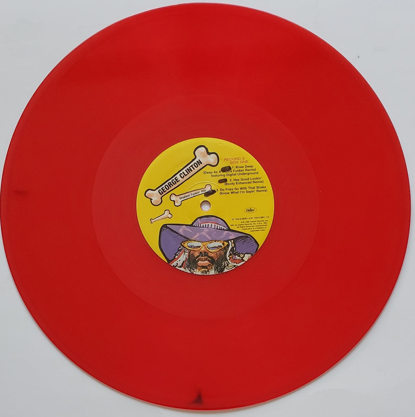 George Clinton Grestest Funkin Hits (2X LP Red Vinyl) RARE!!