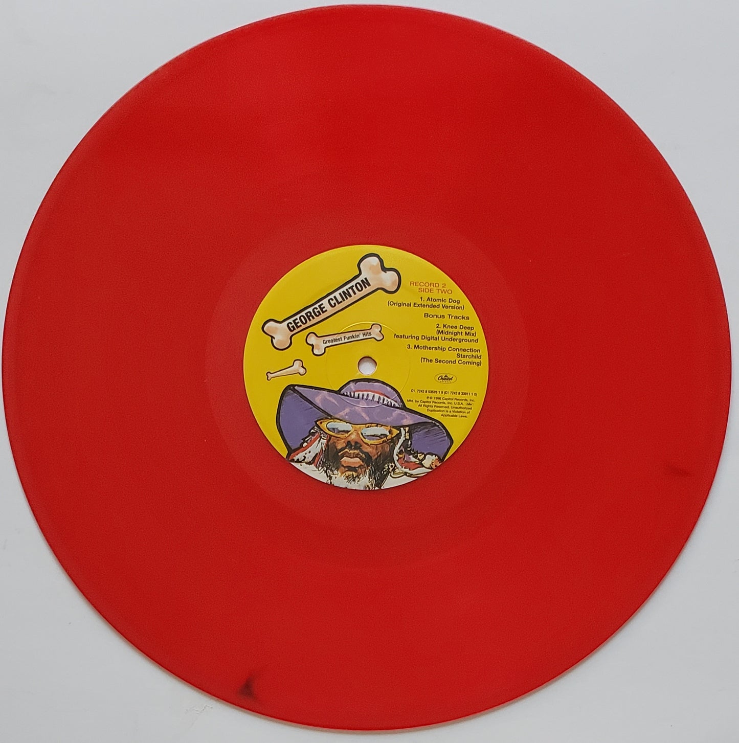 George Clinton Grestest Funkin Hits (2X LP Red Vinyl) RARE!!