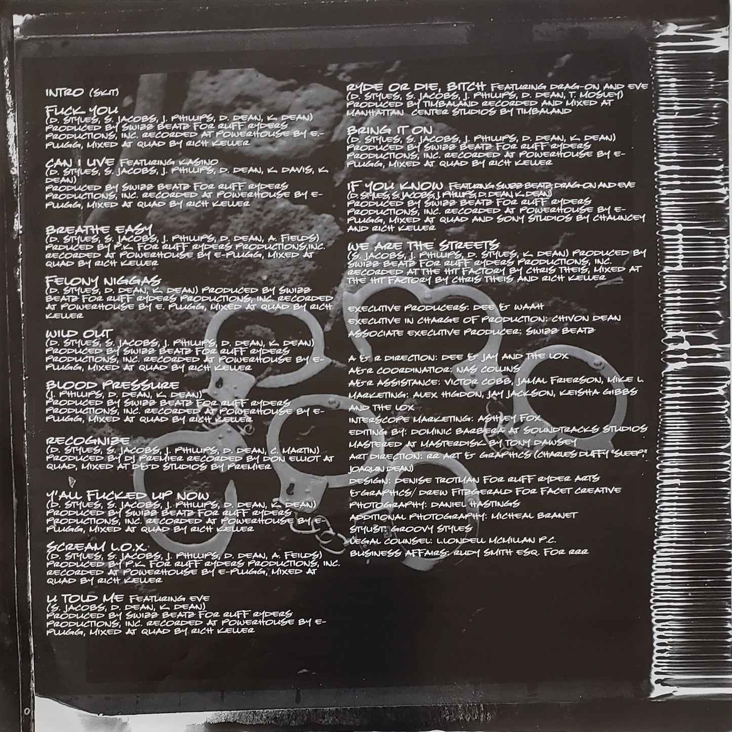 LOX "We Are The Streets"(2X LP VINYL ALBUM) RARE!!!