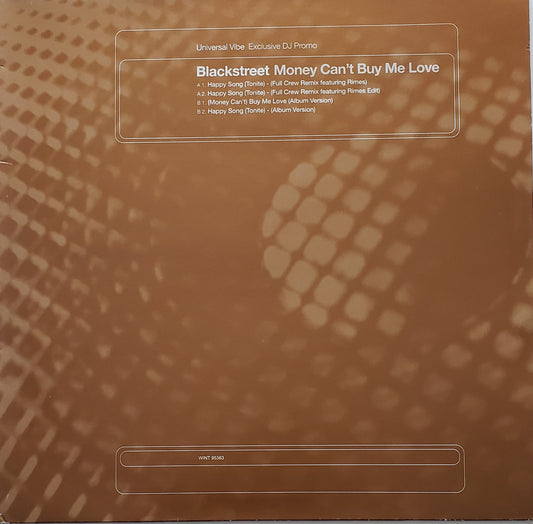 Blackstreet "Happy Song /(Tonite) Money Can't) Buy Me Love (12"Vinyl) UK-RARE!!