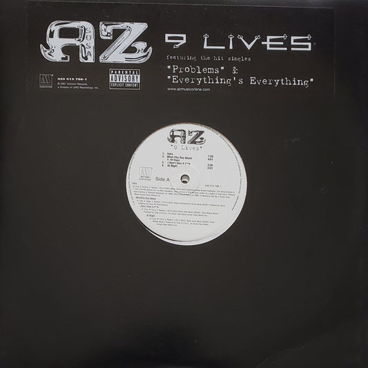 AZ – "9 Lives" (2xLP Vinyl)  NEW PRICE-SALE!!!