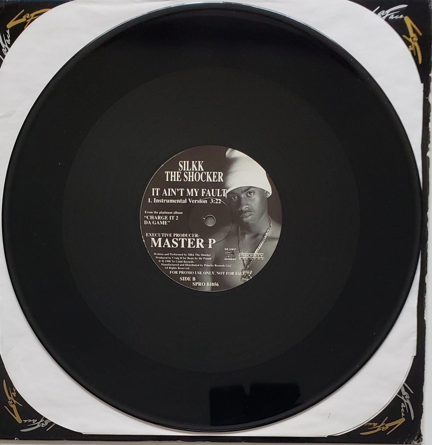 Silkk The Shocker "It Ain't My Fault" (12" Vinyl) Radio Version-RARE!!!