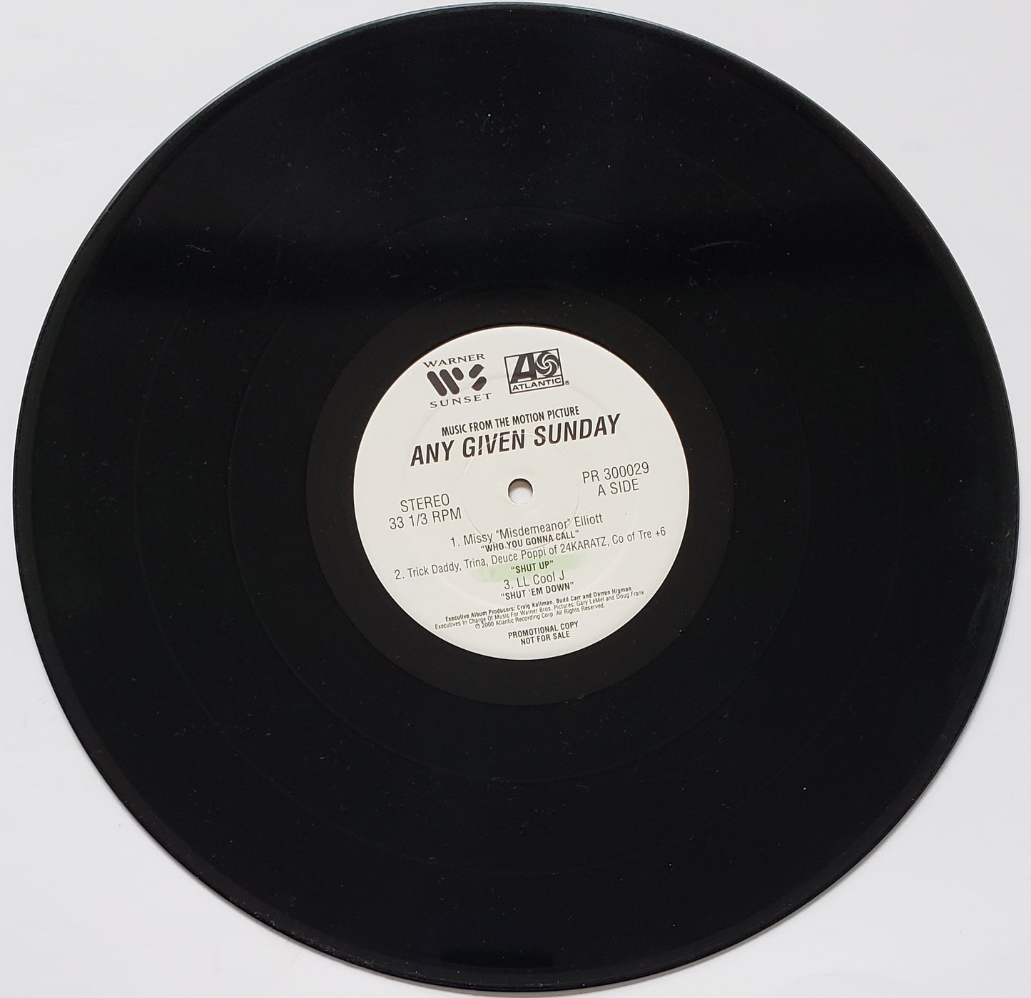 Music From The Motion Picture Any Given Sunday (3 x LP Vinyl Album)