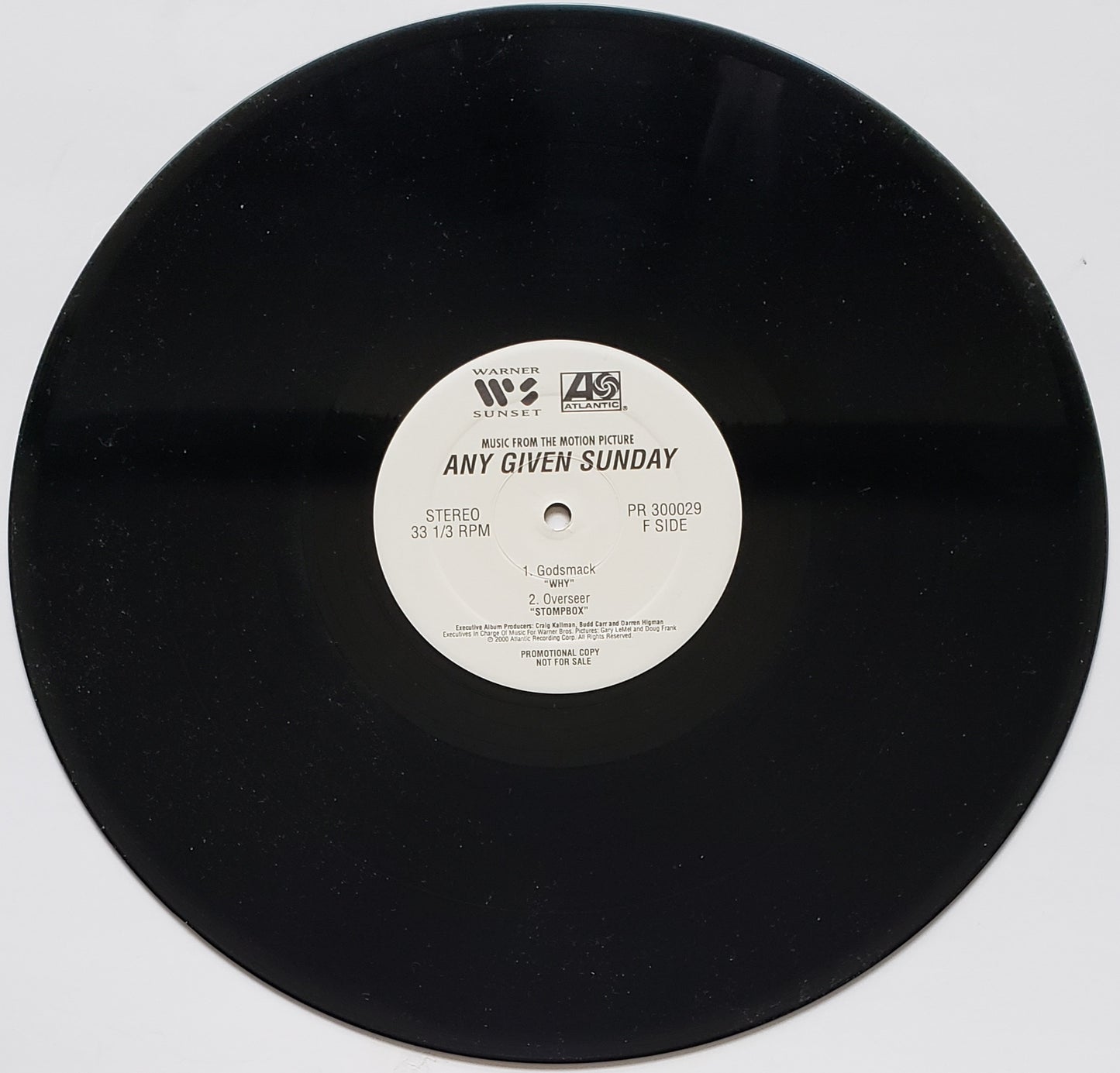 Music From The Motion Picture Any Given Sunday (3 x LP Vinyl Album)