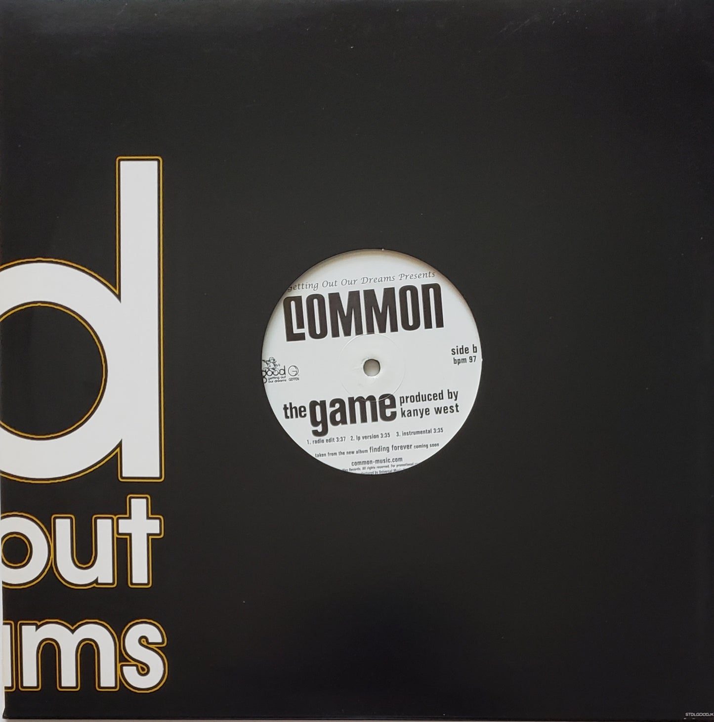 COMMON / KANYE WEST "THE PEOPLE / THE GAME" (12" Vinyl) RARE!!!