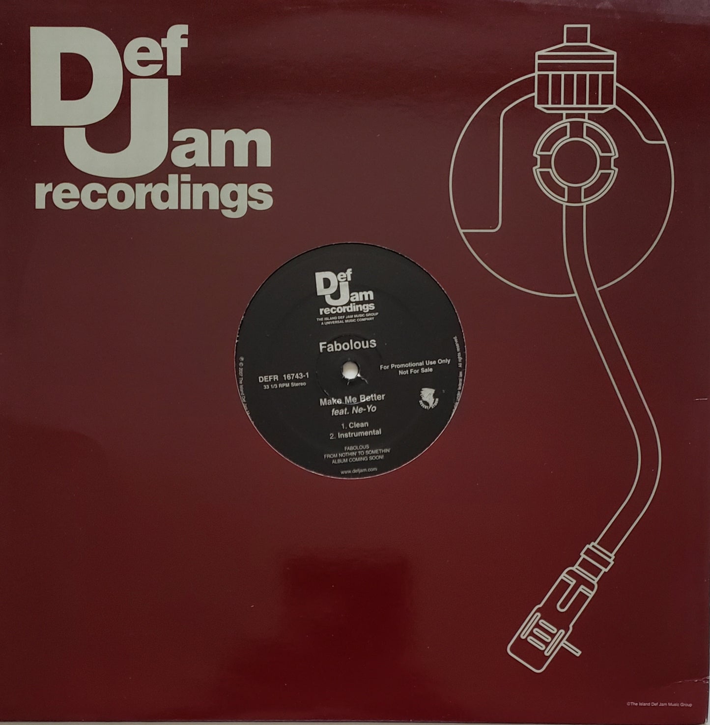 Fabolous - Make Me Better featuring Ne-Yo (12" Vinyl) RARE!!!