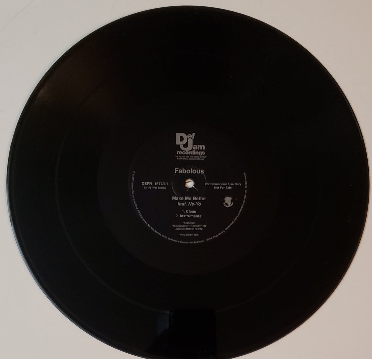 Fabolous - Make Me Better featuring Ne-Yo (12" Vinyl) RARE!!!