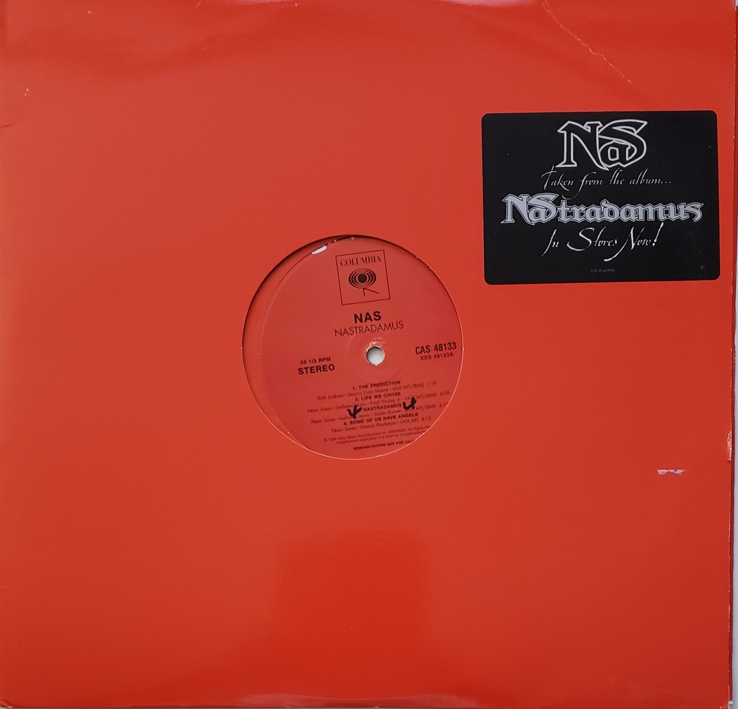 Nas "Nastradamus" (2X LP Vinyl ALBUM) Clean Edits(ORIGINAL) RARE!!!