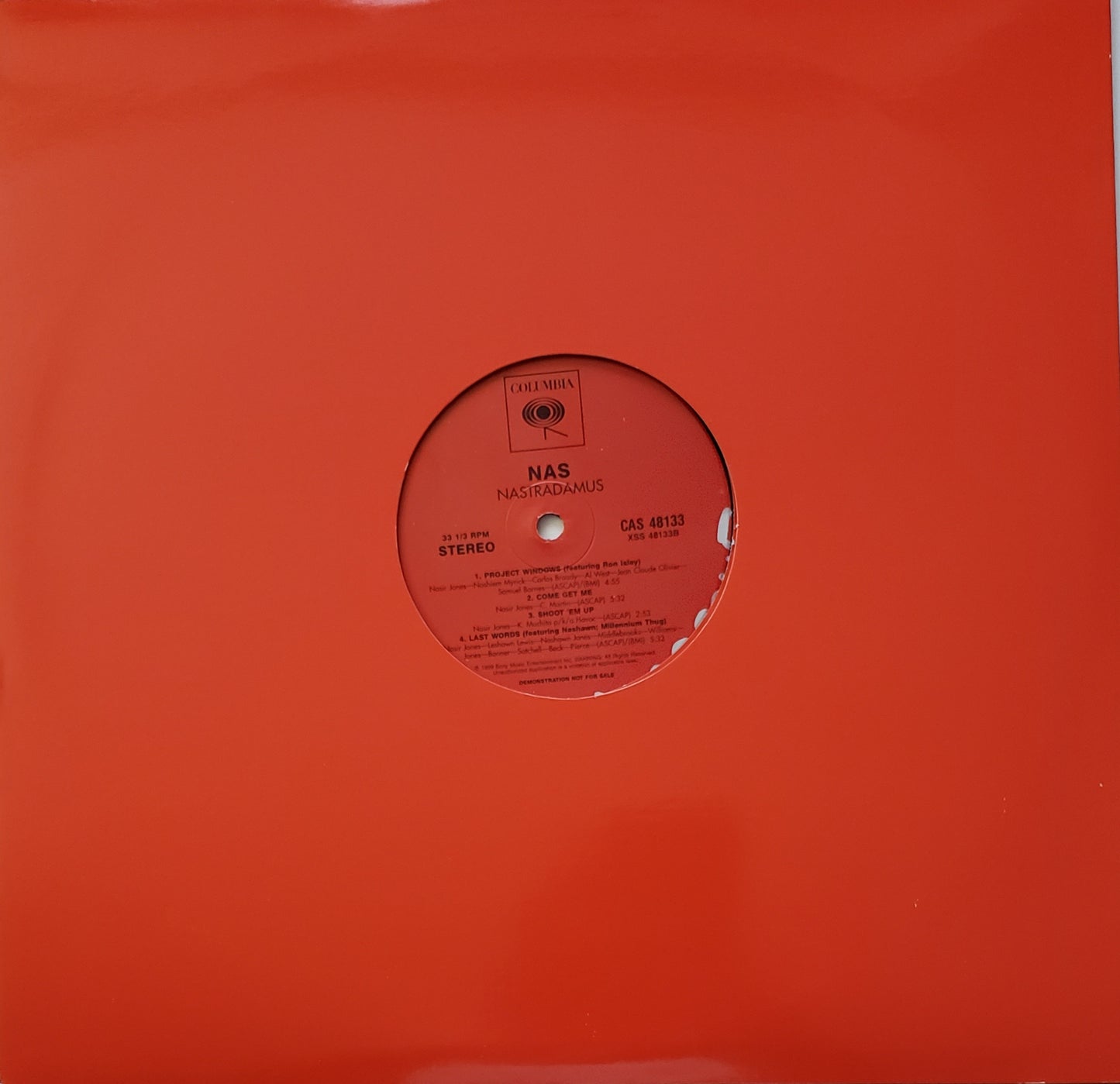 Nas "Nastradamus" (2X LP Vinyl ALBUM) Clean Edits(ORIGINAL) RARE!!!