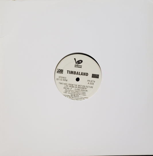 Timbaland Tim's Bio: From the Motion Picture - Life from Da Bassment (Vinyl LP) CLEAN