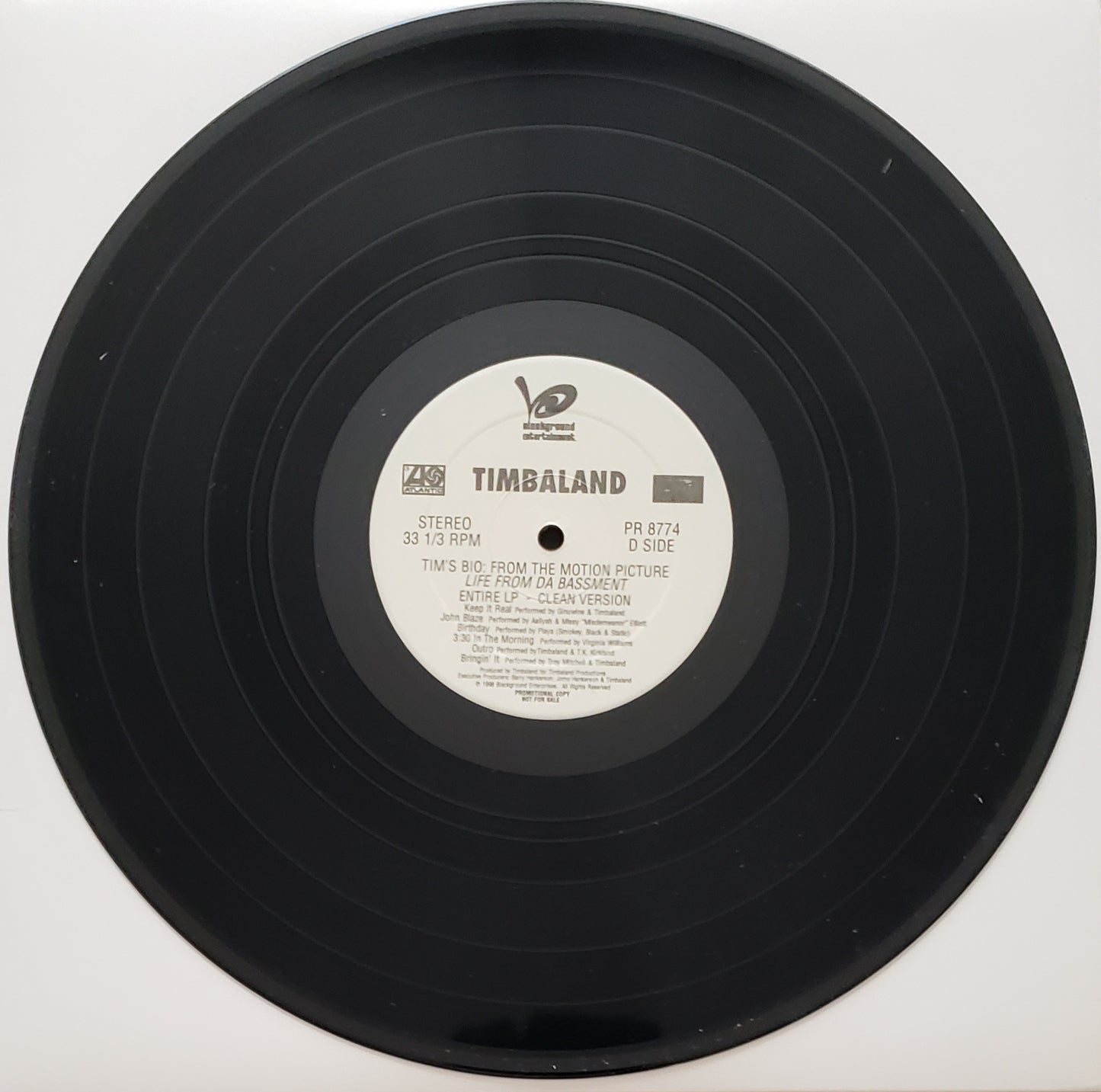 Timbaland Tim's Bio: From the Motion Picture - Life from Da Bassment (Vinyl LP) CLEAN