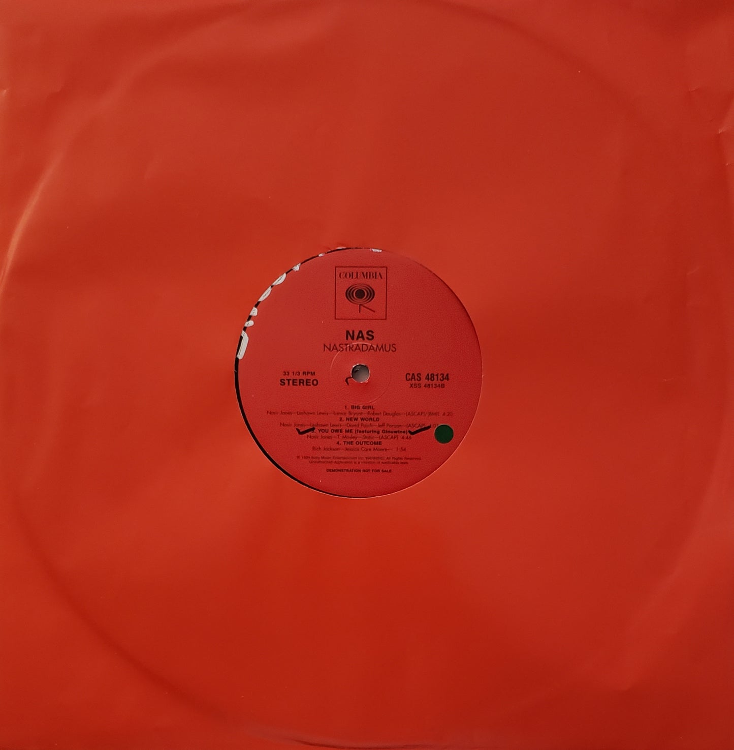 Nas "Nastradamus" (2X LP Vinyl ALBUM) Clean Edits(ORIGINAL) RARE!!!
