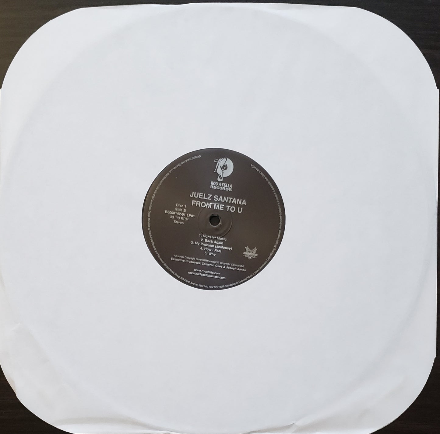 JUELZ SANTANA "FROM ME TO U" (2 x LP VINYL ALBUM)