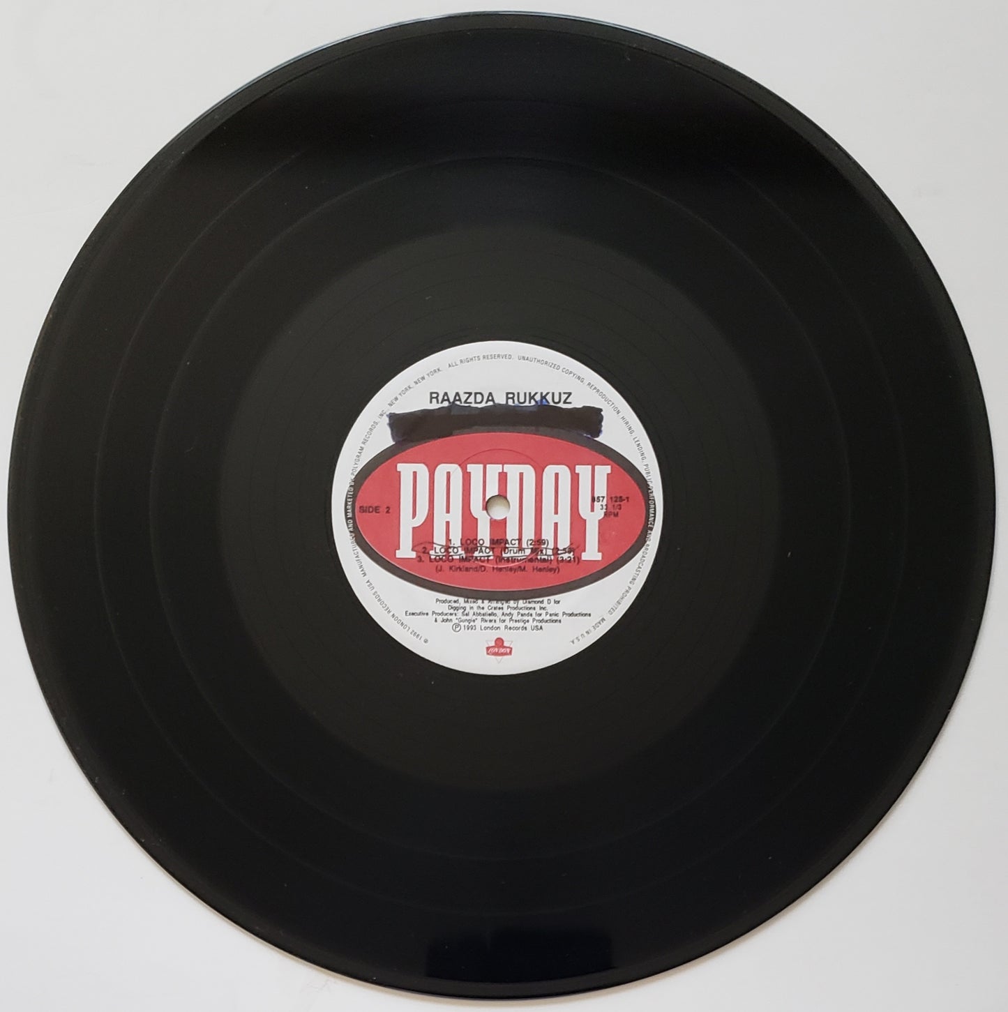 RAAZDA RUKKUZ "Da Chronic Asthmatics/Loco Impact" (12" Vinyl)VINTAGE
