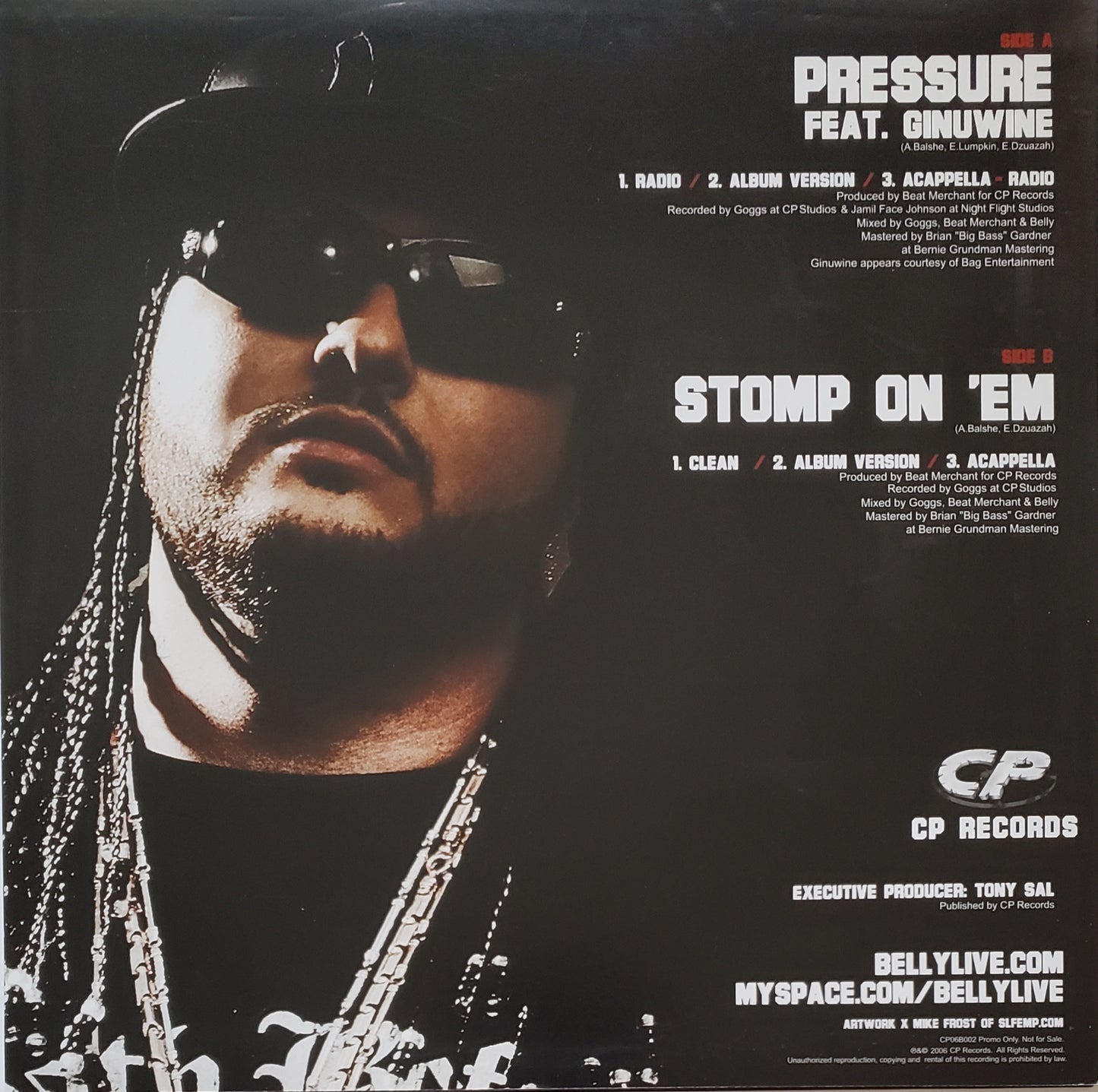 Belly Featuring Ginuwine "Pressure" (12" VINYL)