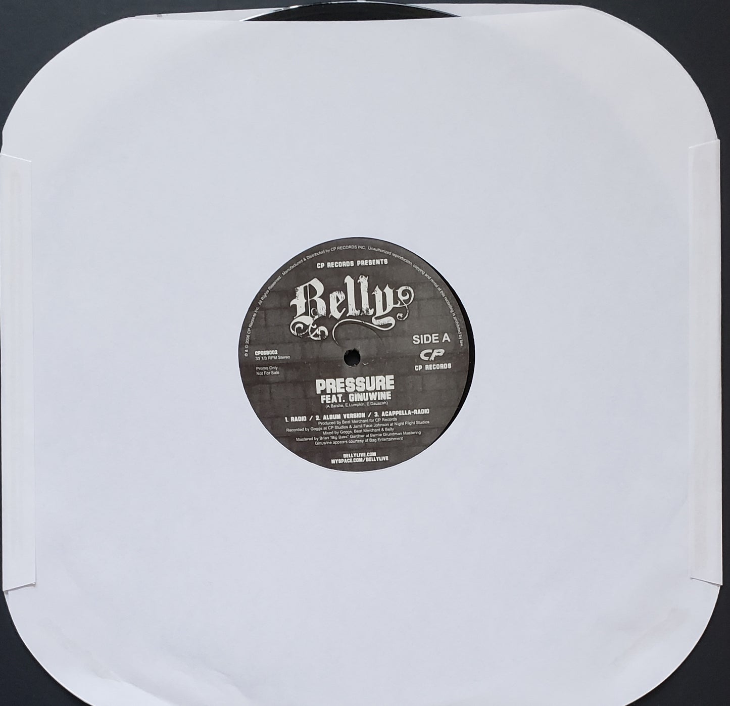 Belly Featuring Ginuwine "Pressure" (12" VINYL)
