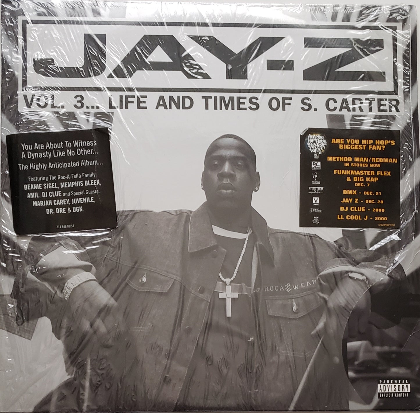 Jay-Z – Vol. 3... Life And Times Of S. Carter (2X LP Vinyl) RARE!!!