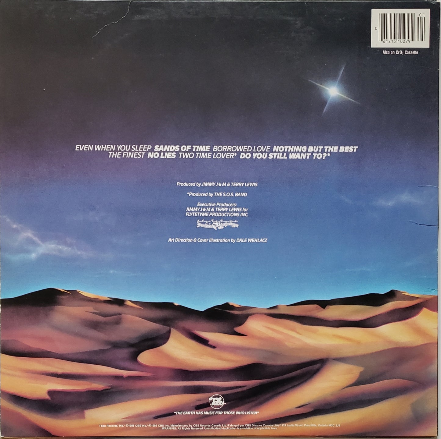 THE S.O.S. BAND "Sands Of Time"(Vinyl LP Album)