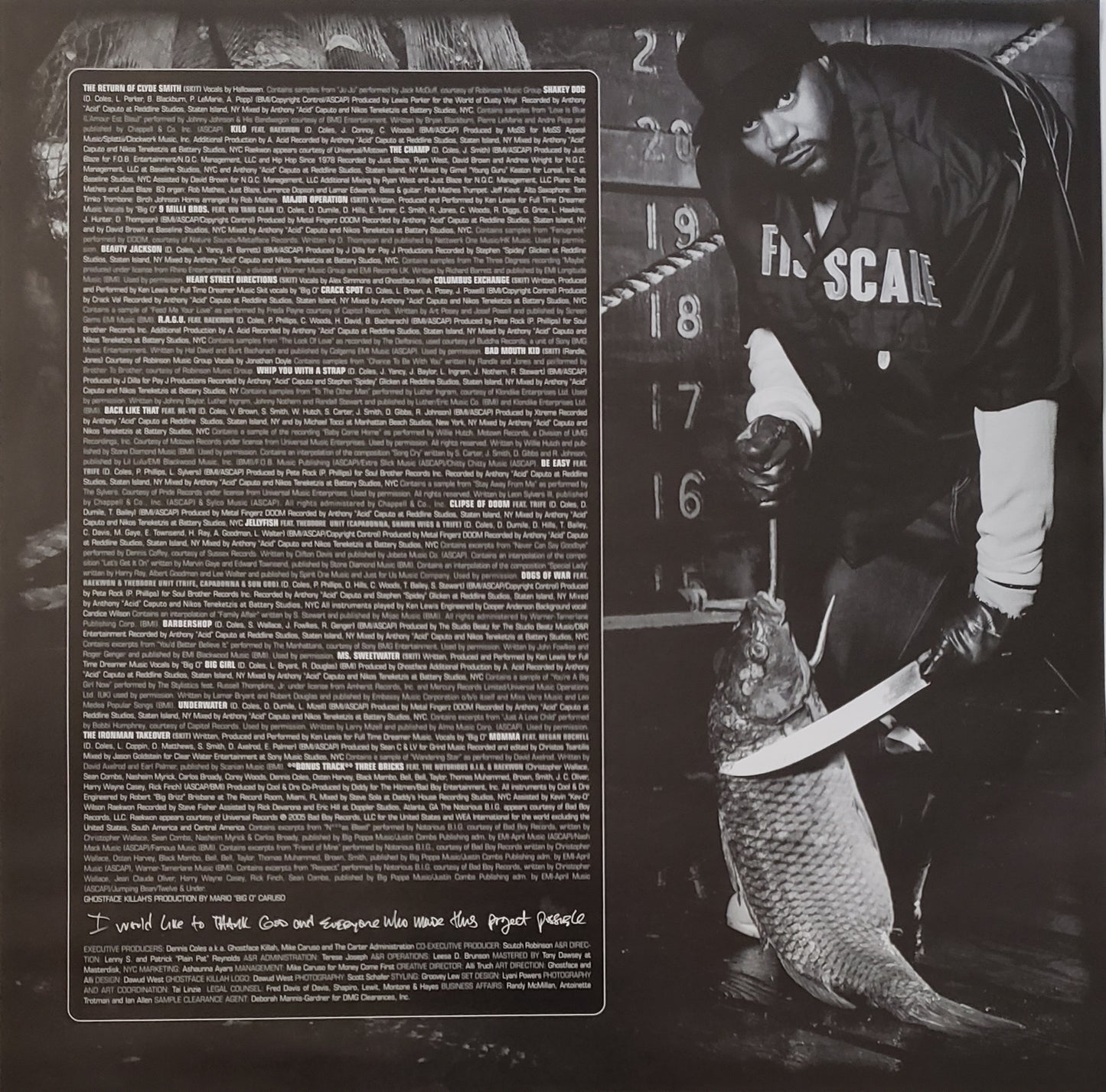 GHOSTFACE KILLAH "FISHSCALE" ((2X LP Vinyl RARE!!!