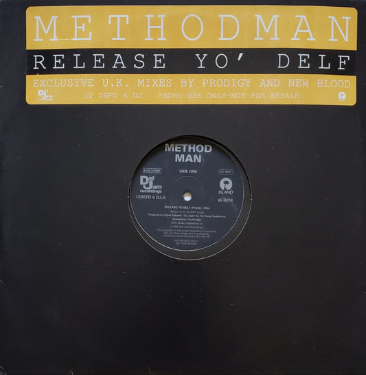 Method Man – Release Yo' Delf (Exclusive UK Mixes) (LP Vinyl)RARE!!
