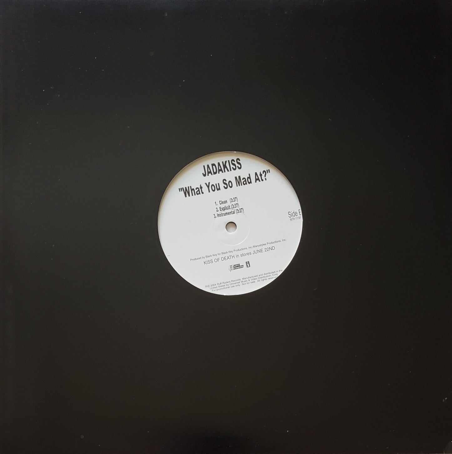 Jadakiss Featuring Anthony Hamilton: Why / What You So Mad (12"Vinyl)RARE!!