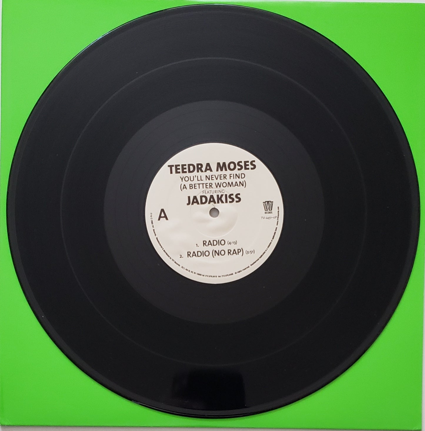 Teedra Moses feat. Jadakiss "You'll Never Find" (A Better Woman) 12" Vinyl