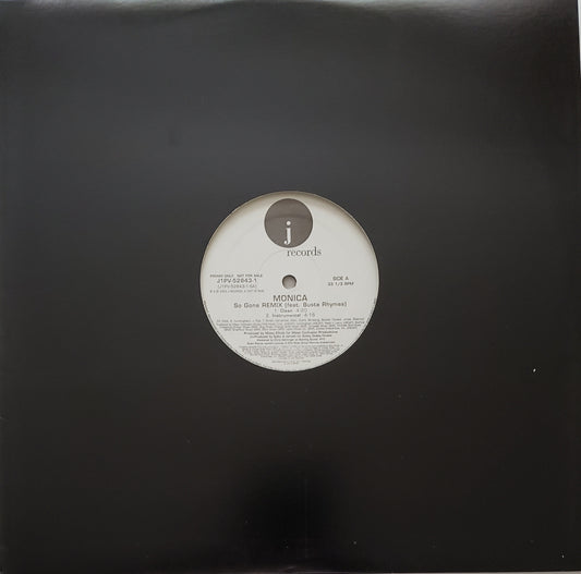 MONICA "So Gone Remix" featuring Busta Rhymes (12" Vinyl  12")RARE!!