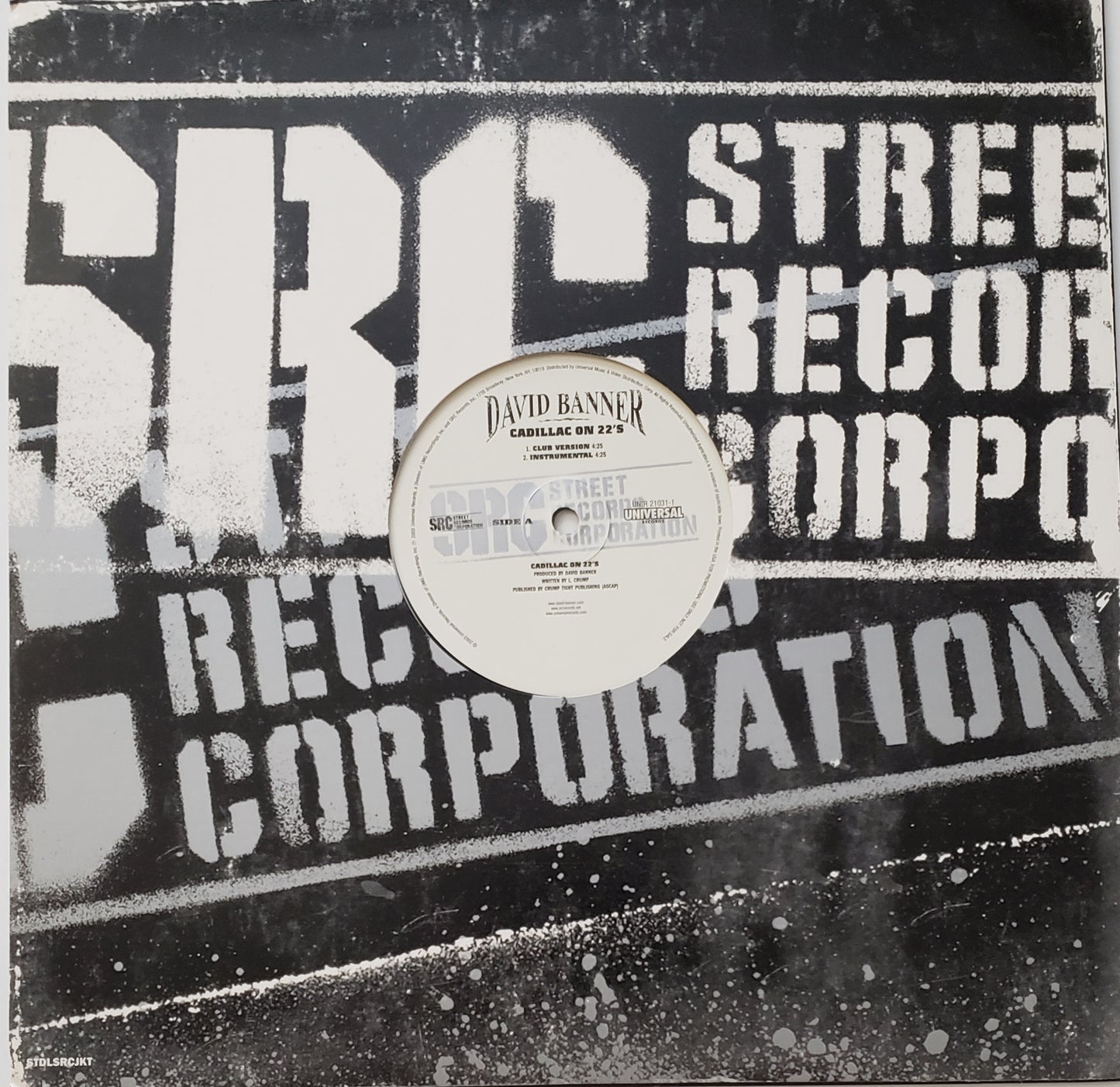David Banner – Cadillac On 22's / Might Getcha feat. Lil' Jon (12 Vinyl)