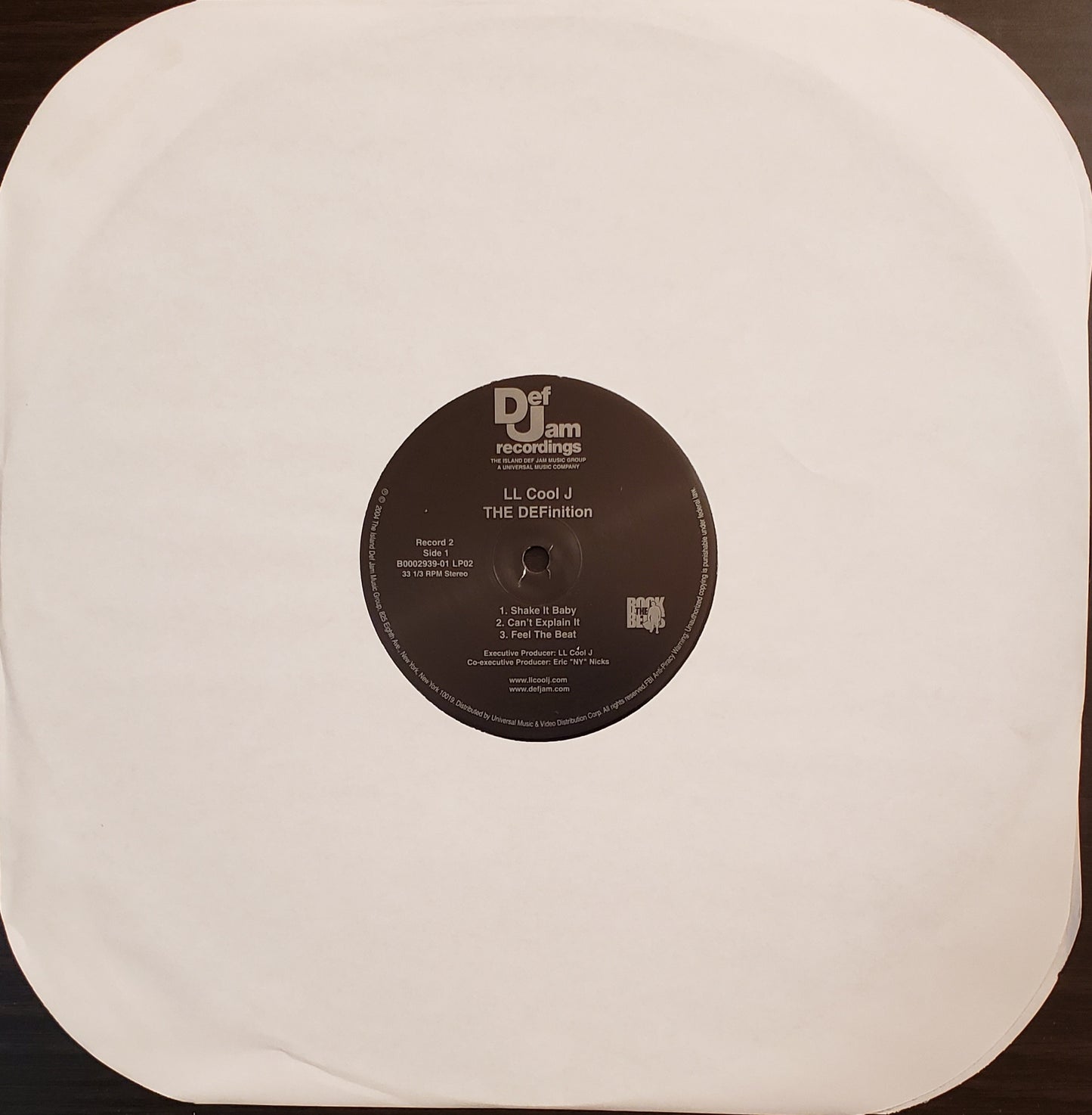 LL COOL J "The Definition" (2XLP Vinyl Album)