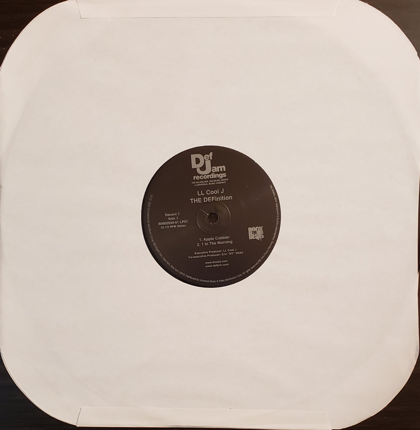 LL COOL J "The Definition" (2XLP Vinyl Album)