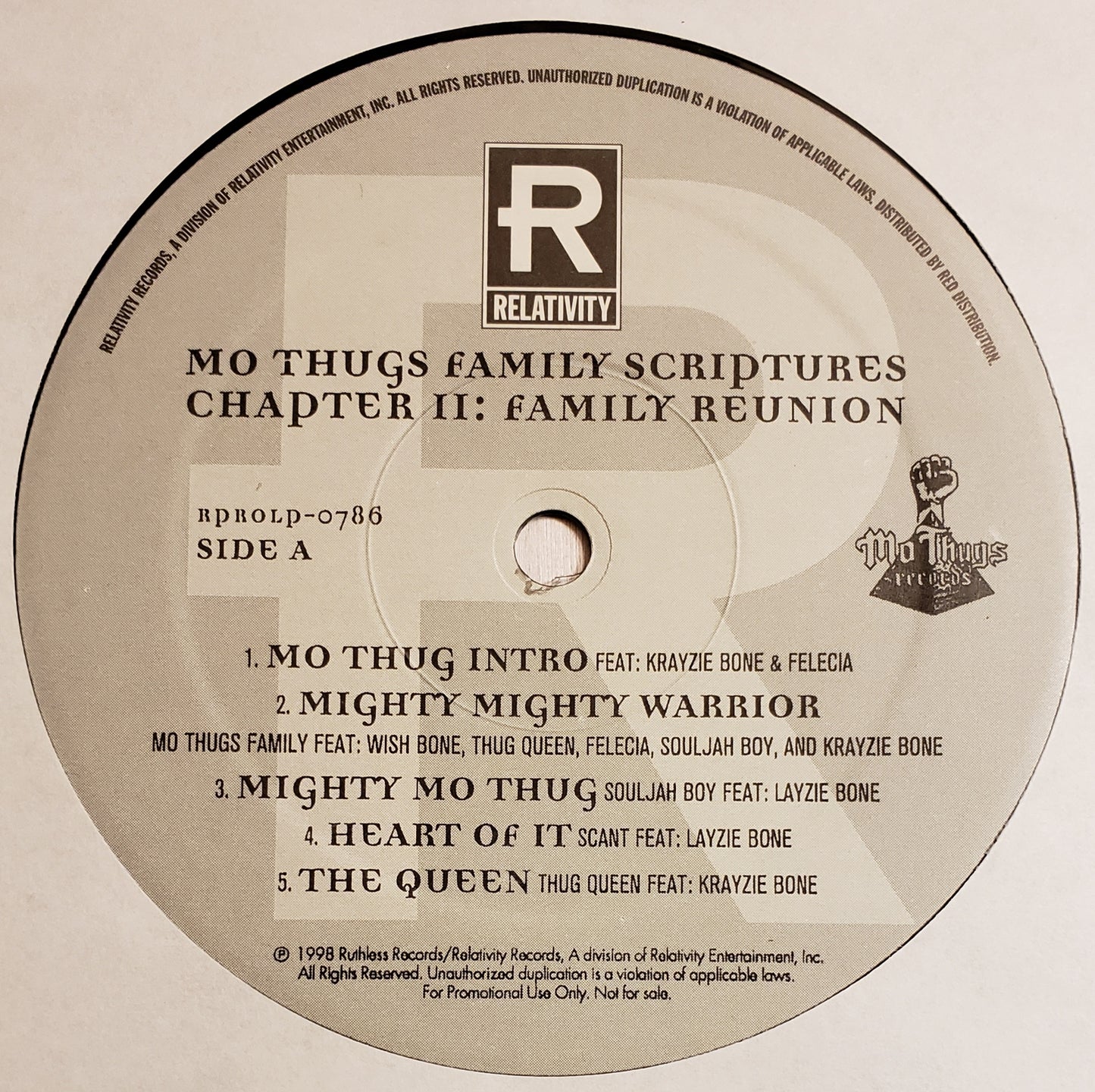 Mo Thugs "Family Scriptures Chapter II: Family Reunion" ( 2X LP Vinyl Album)RARE!!