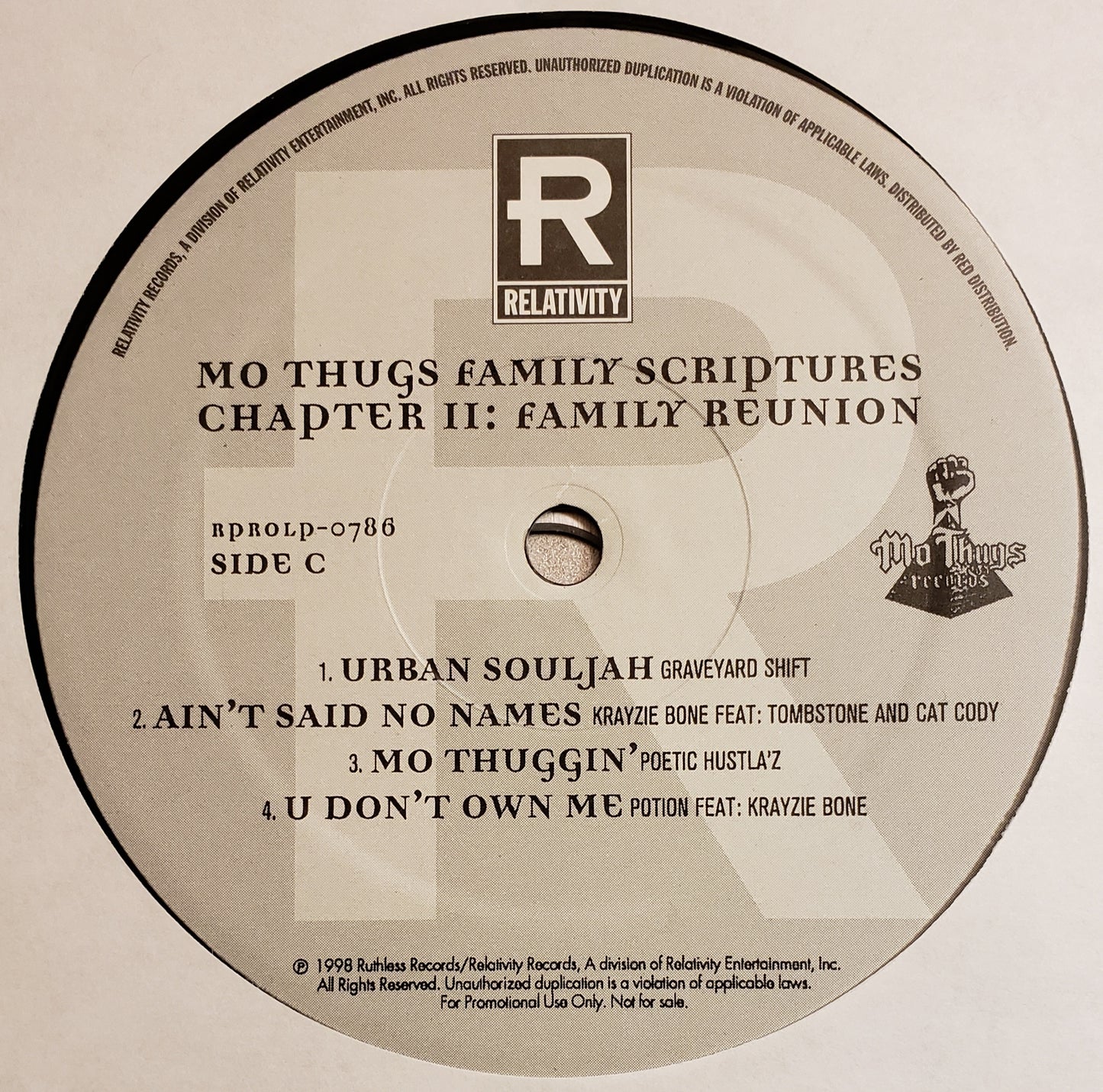 Mo Thugs "Family Scriptures Chapter II: Family Reunion" ( 2X LP Vinyl Album)RARE!!