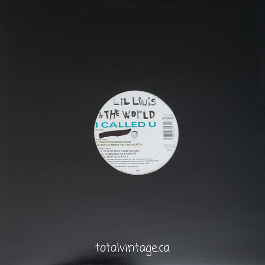 Lil Louis & THE WORLD/I CALLED U (12" Vinyl) Vintage House
