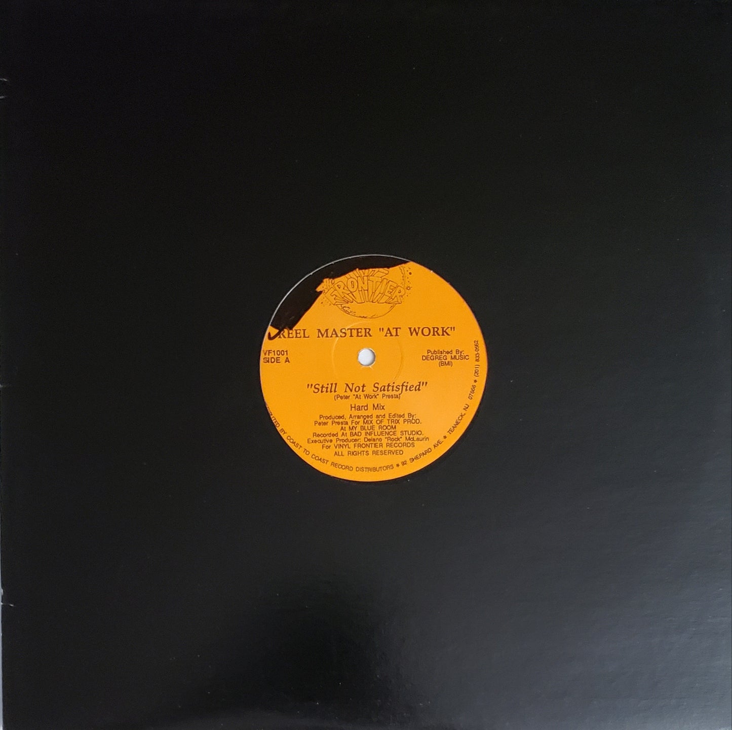 Reel Master "At Work" -Still Not Satisfied / L.I.P.S. / House Nation (12" Vinyl) Vintage House