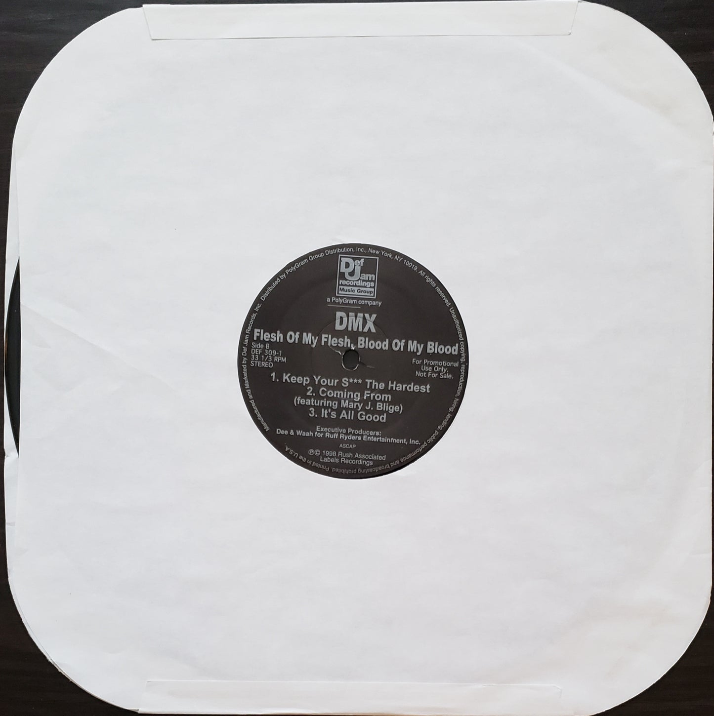 DMX - Flesh Of My Flesh, Blood Of My Blood (2x LP Vinyl Album)ORIGINAL RADIO COPY