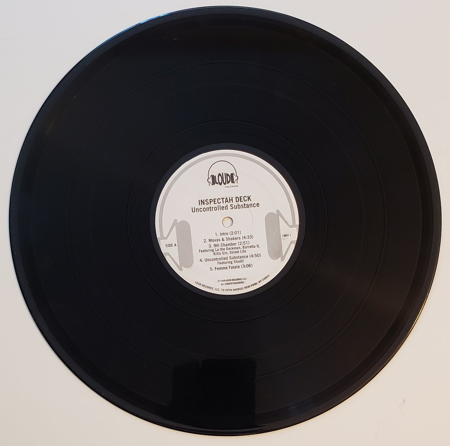 Inspectah Deck 'Uncontrolled Substance '2x LP Vinyl Album