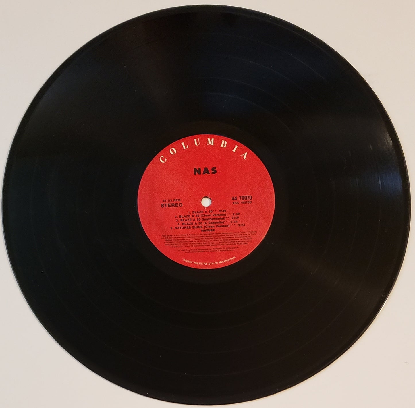 NaS "HATE ME NOW/BLAZE A 50" (12" Vinyl) RARE!!