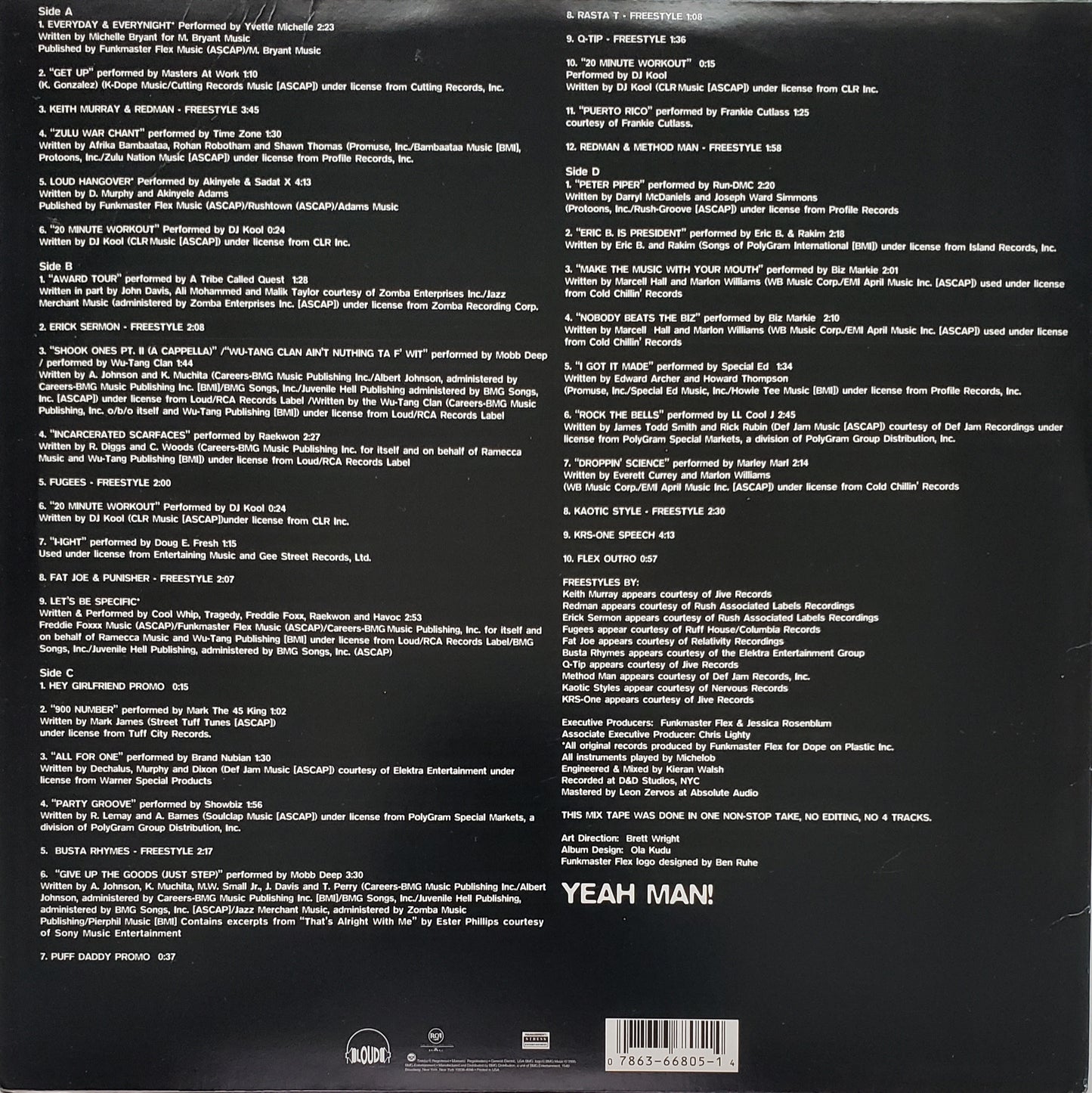 Funkmaster Flex Presents The Mix Tape Volume 1 (2x Vinyl LP) RARE!!