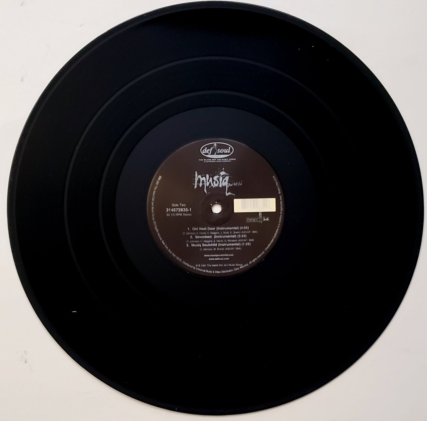 MUSIQ SOULCHILD - GIRL NEXT DOOR & SEVENTEEN (12” VINYL)